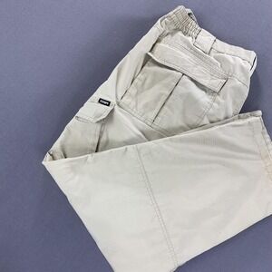CQR Pants Men 40x30 Khaki Tactical Ripstop Cargo Hiking Outdoor Pockets Gorpcore